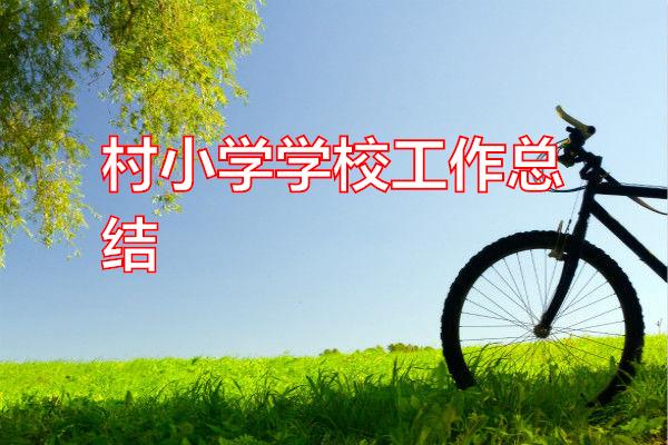 村小学学校工作总结专题范文
