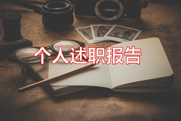 个人述职报告专题范文