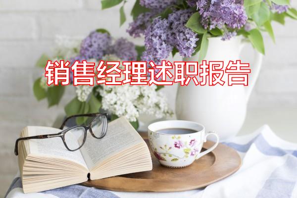 销售经理述职报告专题范文