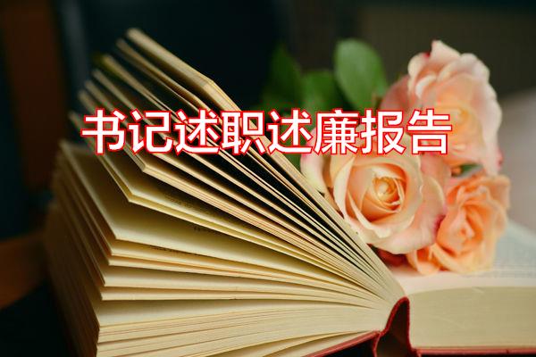 书记述职述廉报告专题范文