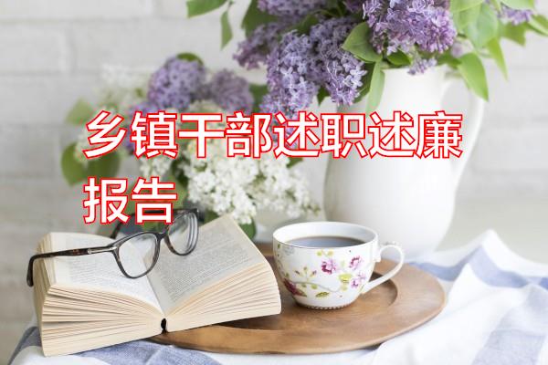 乡镇干部述职述廉报告专题范文