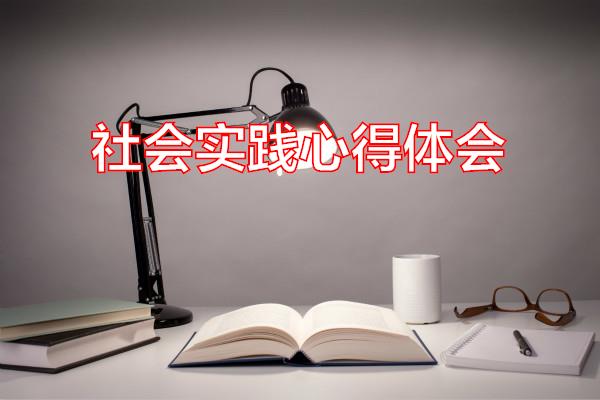 社会实践心得体会专题范文