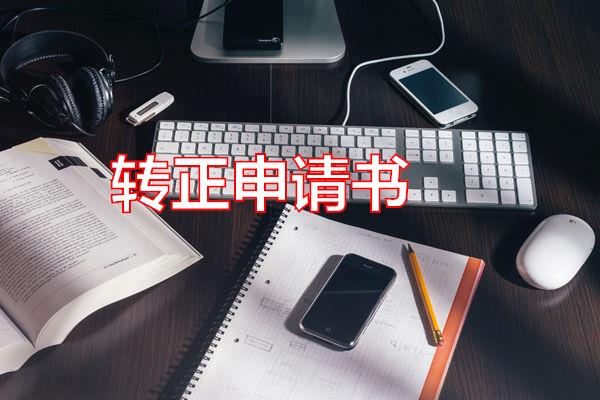 转正申请书专题范文
