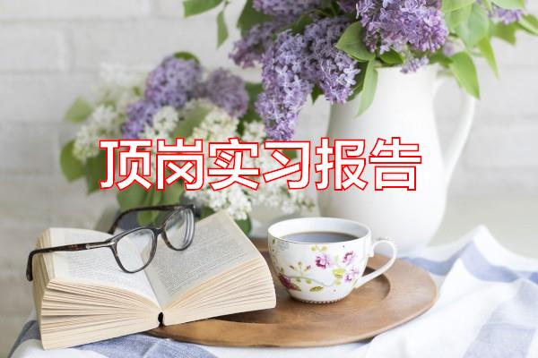 顶岗实习报告专题范文