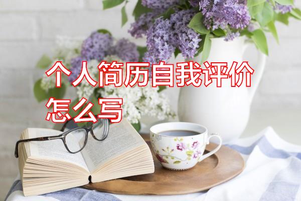 个人简历自我评价怎么写专题范文