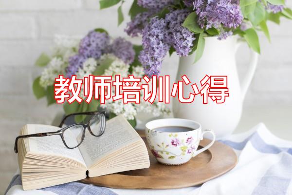 教师培训心得专题范文