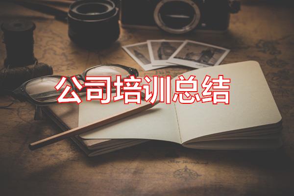 公司培训总结专题范文