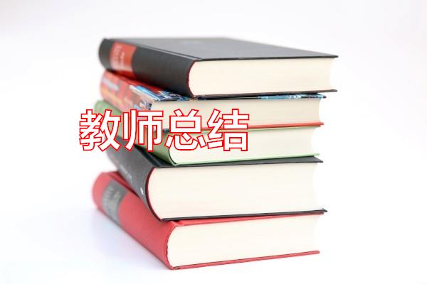教师总结专题范文
