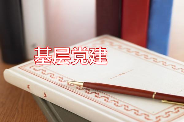 基层党建专题范文