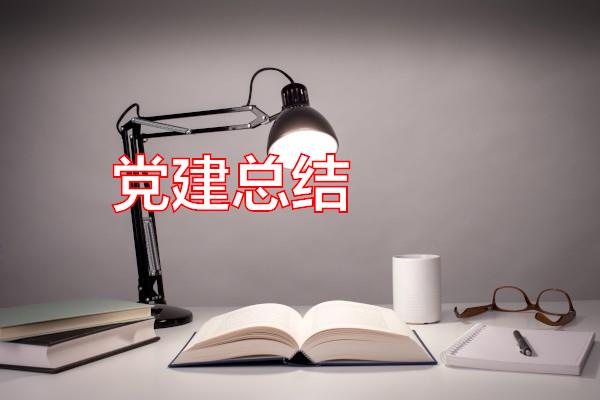 党建总结专题范文