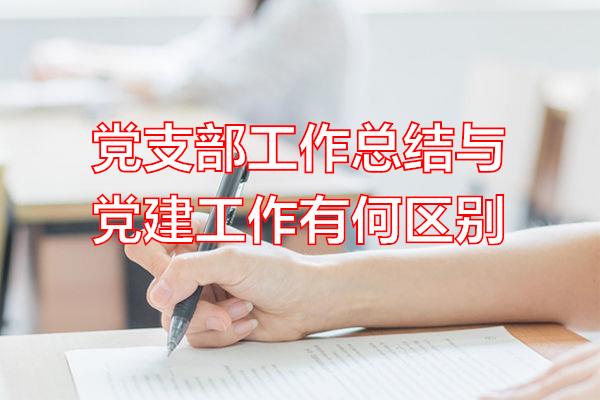 党支部工作总结与党建工作有何区别专题范文