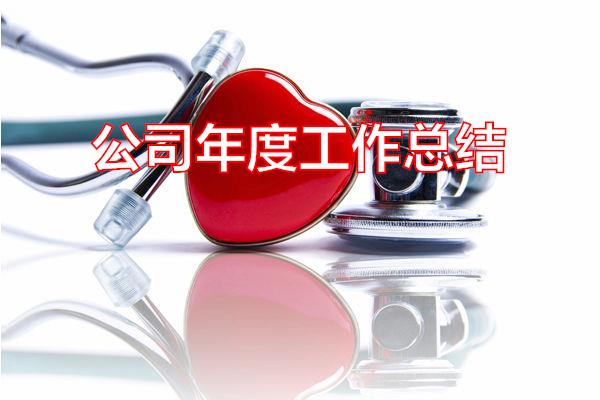 公司年度工作总结专题范文