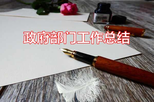 政府部门工作总结专题范文