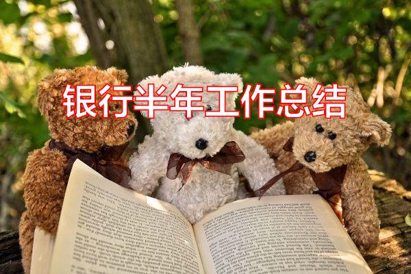 银行半年工作总结专题范文